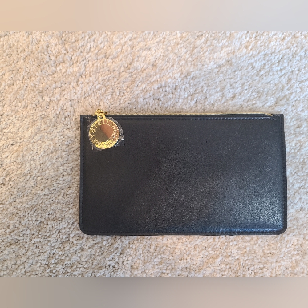Stella McCartney Black Zip Pouch